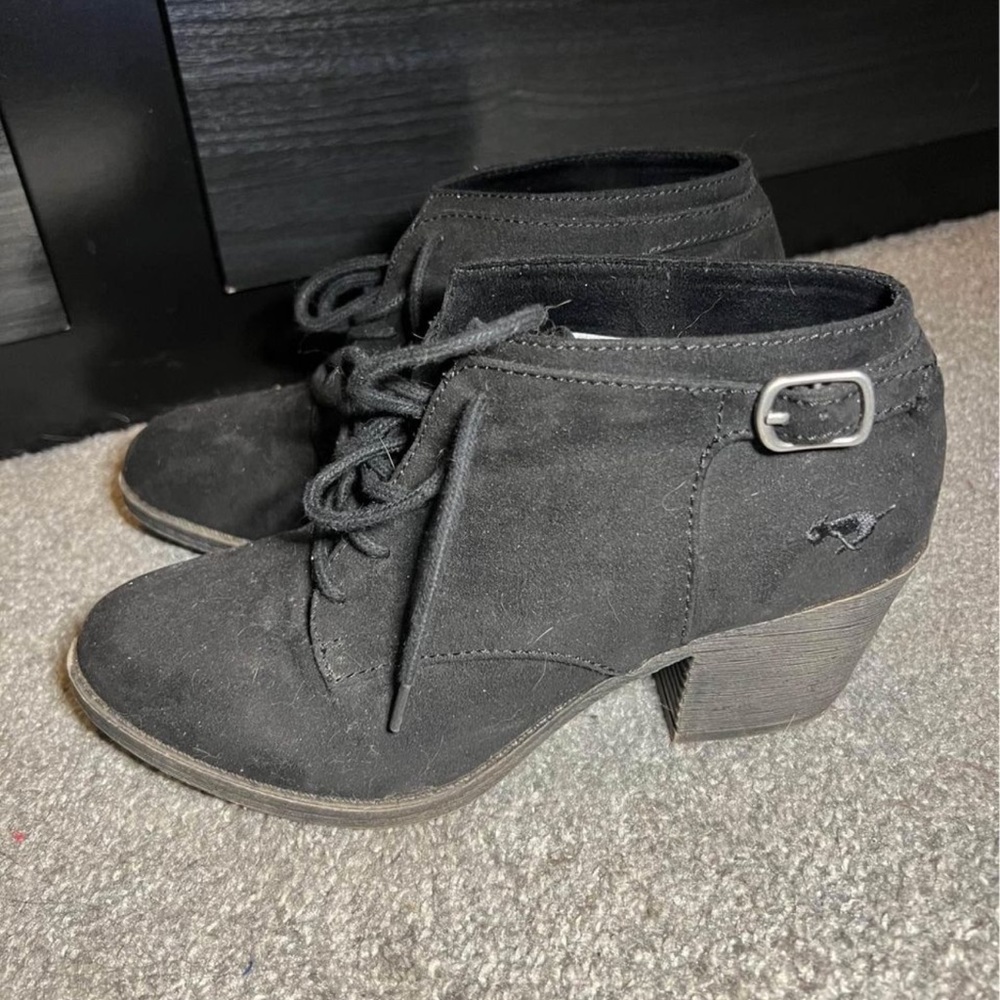Lace up booties